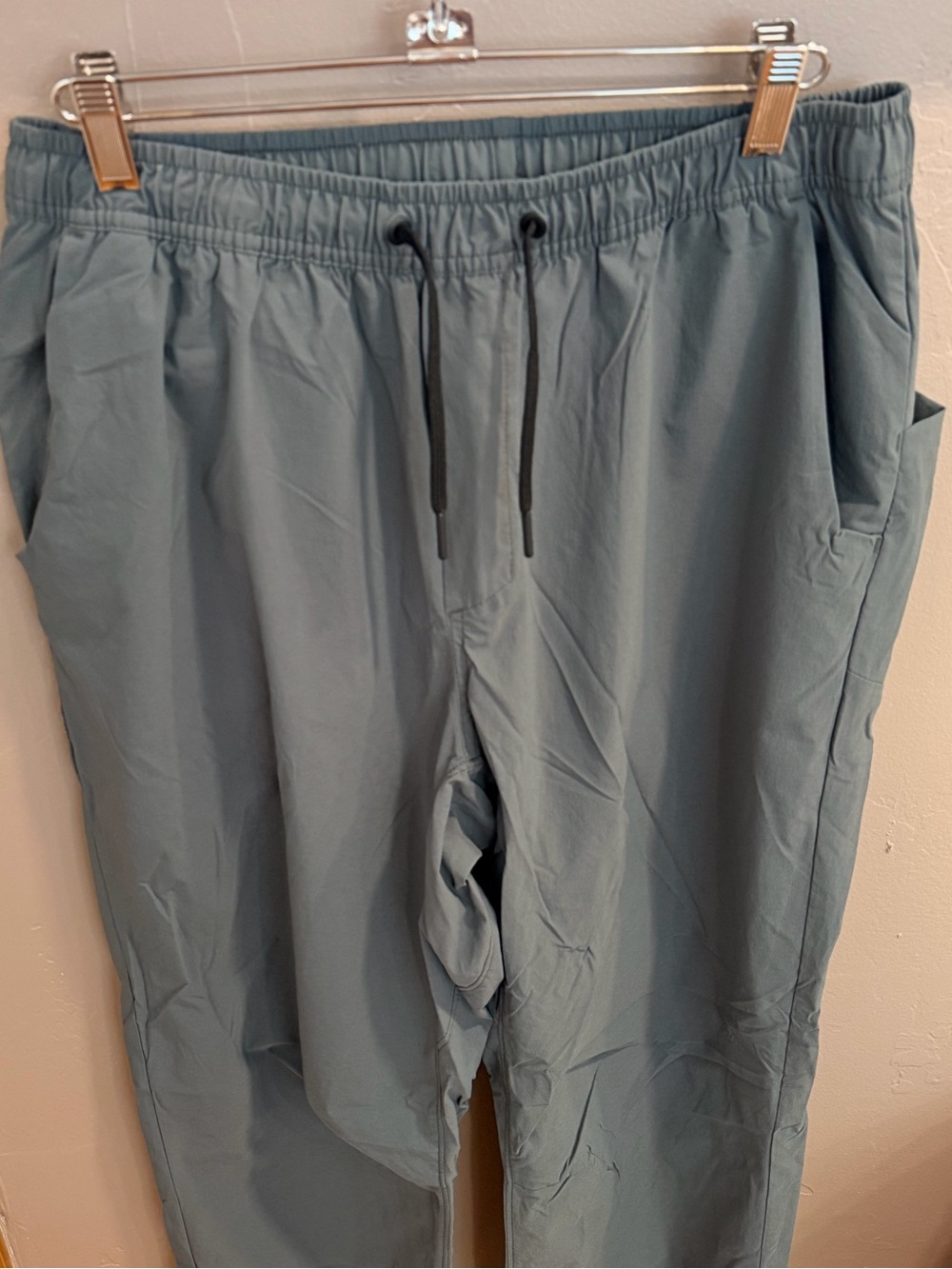 Mountain Hardwear Men's Basin Pull On Pant Slate Blue Elastic Waist Pants #489